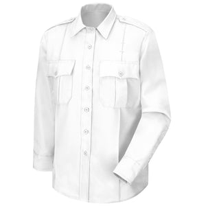 Horace Small Men's Stretch Poplin Uniform Long Sleeve Shirt (HS1116)