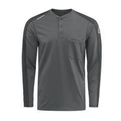 Bulwark Mens Flex Knit Henley CAT 2 (STL2)