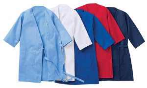 Red Kap Collarless Butcher Wrap - 3/4 Sleeve and Pockets - WP10