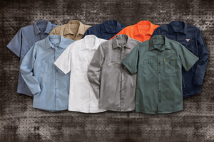 Red Kap Short Sleeve Wrinkle-Resistant Cotton Work Shirt - SC40